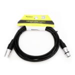 BB827/3M CABLE P/MICROFONO PLUG XLR A JACK XLR 3M "SOUNDKING"