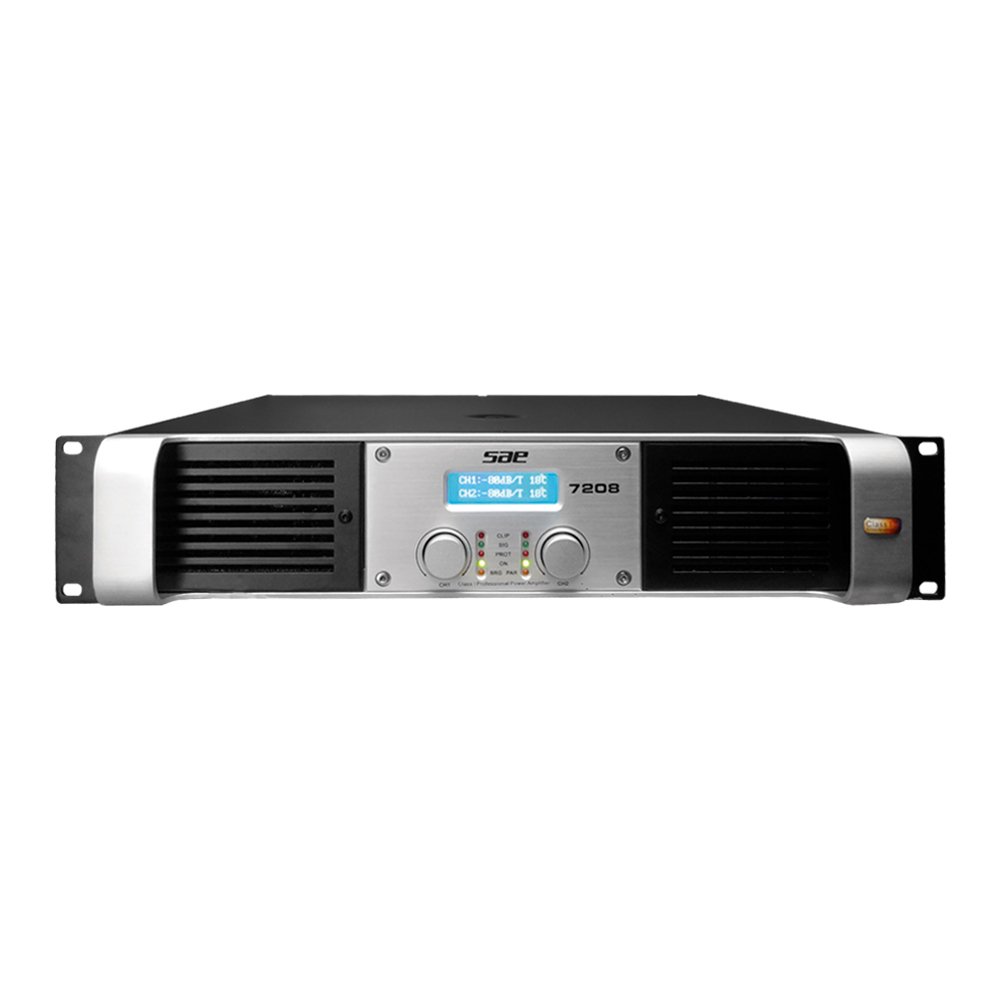 7208 7208 Amplificador de audio 2x850W 8 OHM "SAE" - Imagen 1