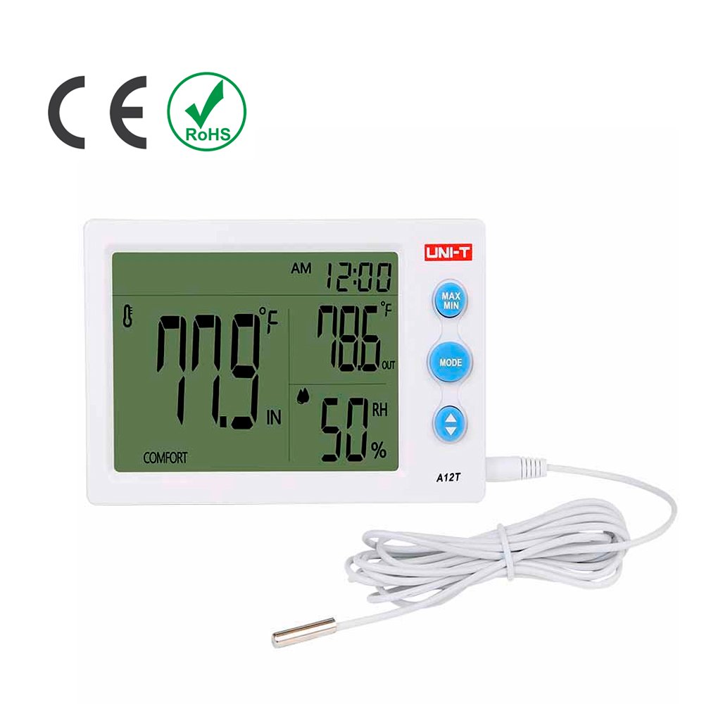 A12T foto A12T Medidor de temperatura para escritorio "UNI-T" - Imagen 1
