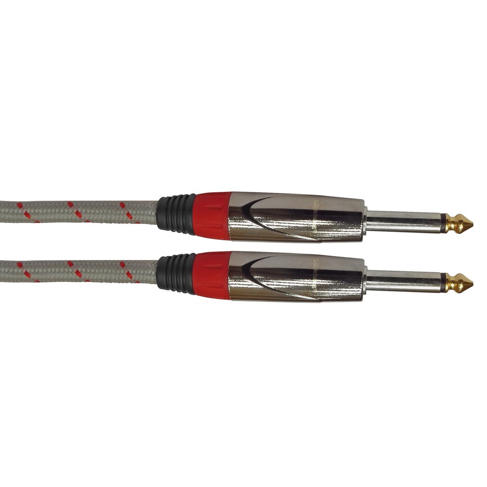 BJJ027-1 20FT BJJ027-1/20FT CABLE DE 1PLUG MONO 6.3MM A 1PLUG MONO 6.3MM MEDIDA: 20FT "SOUNDKING" - Imagen 1