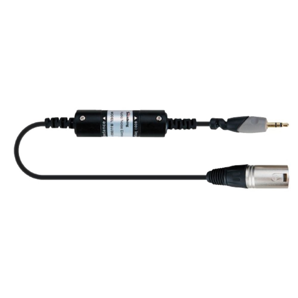 BXJ101-1 1.5M BXJ101-1/1.5M Cable 1 plg stereo 3.5 a 1 plg canon con filtro 1.5 m "SOUNDKING" - Imagen 1