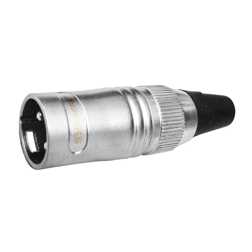 CA526(3P) CA526(3P) PLUG XLR BAÑADO EN CROMO SATINADO "SOUNDKING" - Imagen 1