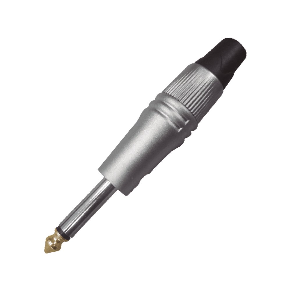CC626 CC626 Conector Plug mono 6.3mm bañado cromado satinado "SOUNDKING" - Imagen 1