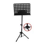 DF013B PEDESTAL PARA PARTITURA (P/MAESTRO) COLOR NEGRO ALT.940-1420MM "SOUNDKING"