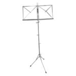 DF090W PEDESTAL P/PARTITURA COLOR PLATEADO ALT.795-1650MM  "SOUNDKING"