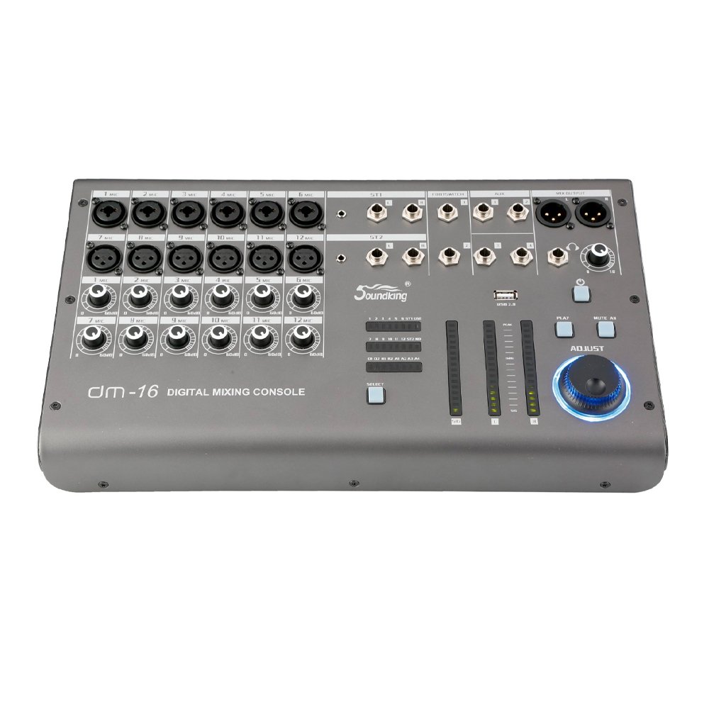 DM16 2 DM16 Mezcladora digital ultracompacto 16CH "SOUNDKING" - Imagen 1