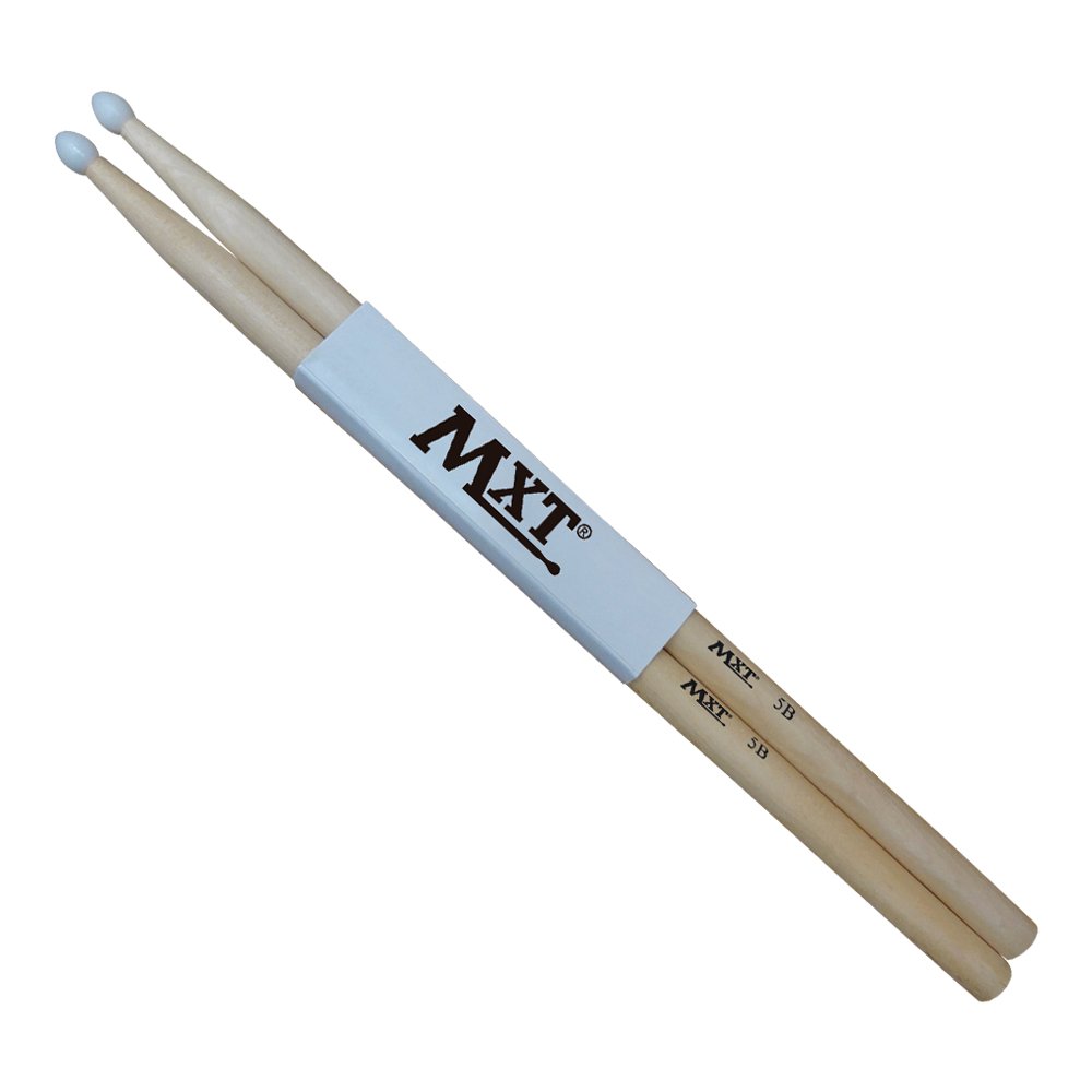 MXT-BK N-5B MXT-BK/N-5B Baqueta punta de NYLON color natural 5B (par) "MXT" - Imagen 1