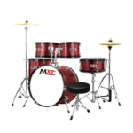 MXT-JBJ1049AWR Batería acústica vino tinto para niños "MXT"