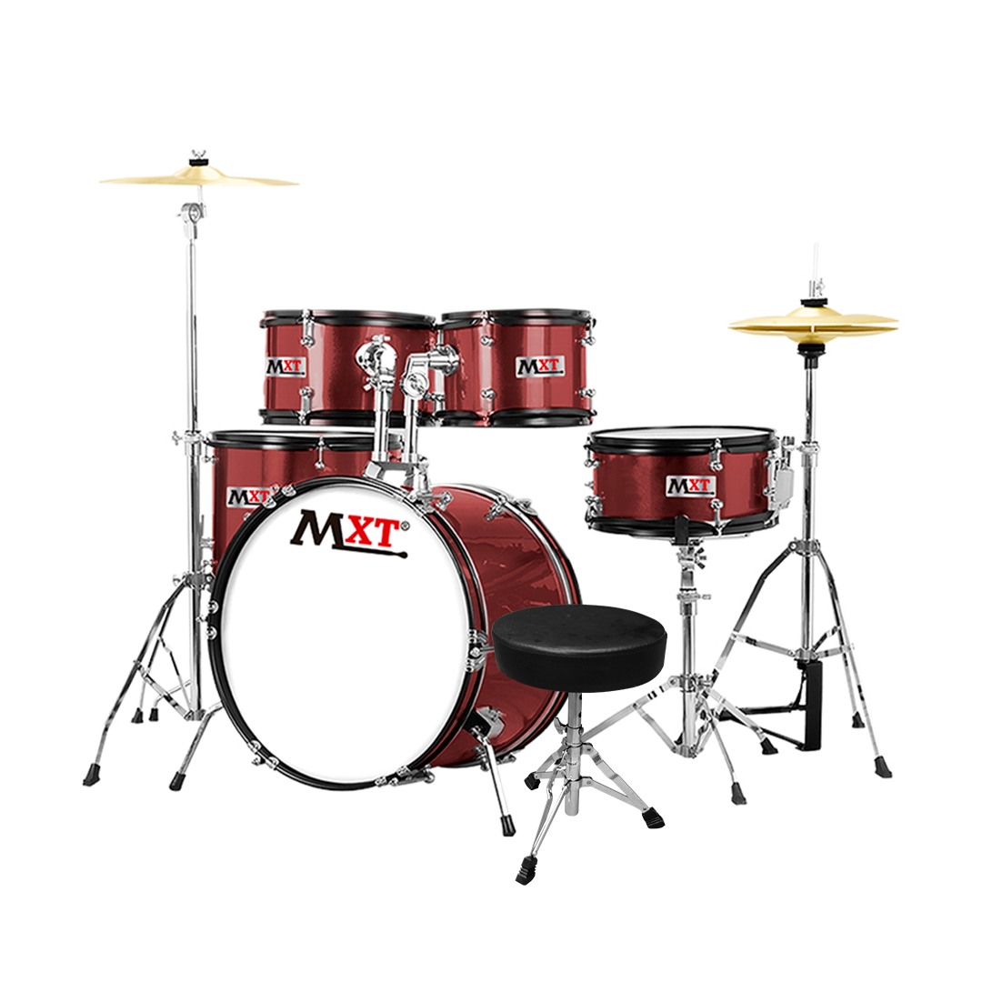 MXT-JBJ1049AWR WEB MXT-JBJ1049AWR Batería acústica vino tinto para niños "MXT" - Imagen 1
