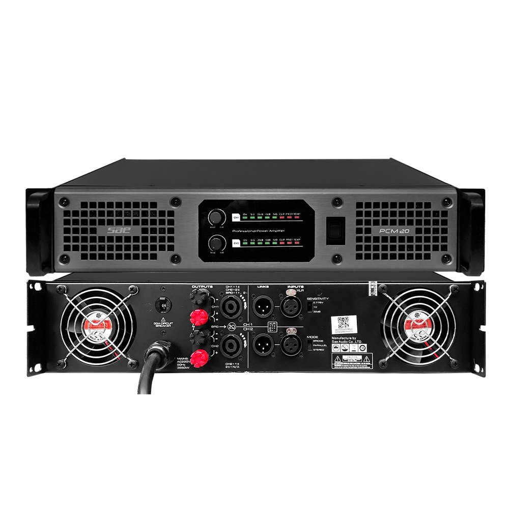 PCM20 PCM20 Power ligth clase I 2x4600W RMS a 2 OHM "SAE" - Imagen 1