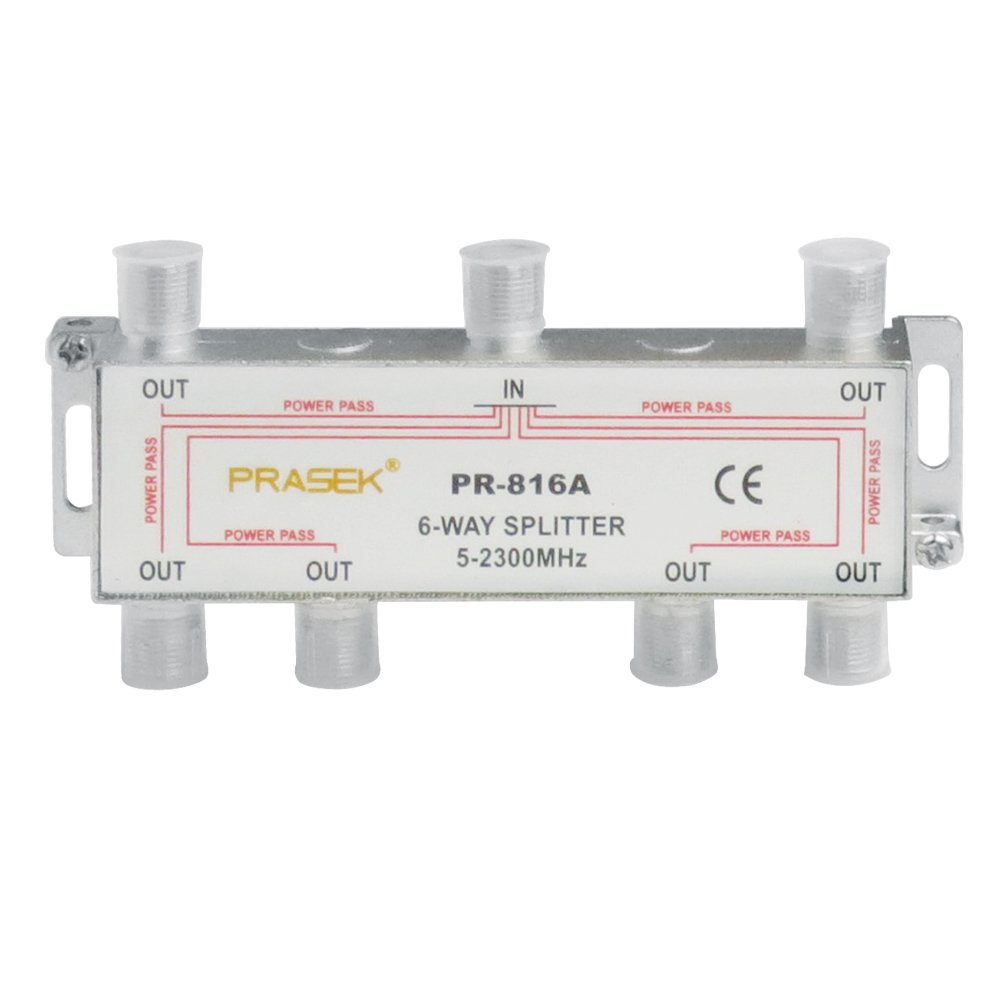 PR-816A- 6 vias PR-816A SPLITER 6 VIAS "PRASEK" - Imagen 1