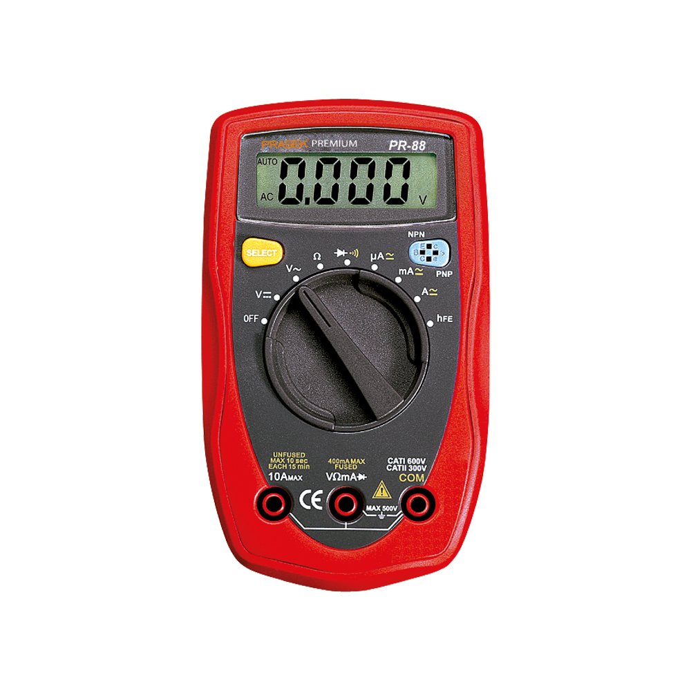 PR-88 PR-88 Multitester digital autorango "PRASEK PREMIUM" - Imagen 1