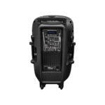 PZ-A15BK(F) CAJA ACUSTICA ACTIVA 15" 400W RMS C/PEDESTAL, 2MIC. INALAMBRICOS, EQ, USB , BLUETOOTH TWS C/SALIDA PARA CAJA PASIVA. "POTTENZA PREMIUM" - Imagen 3