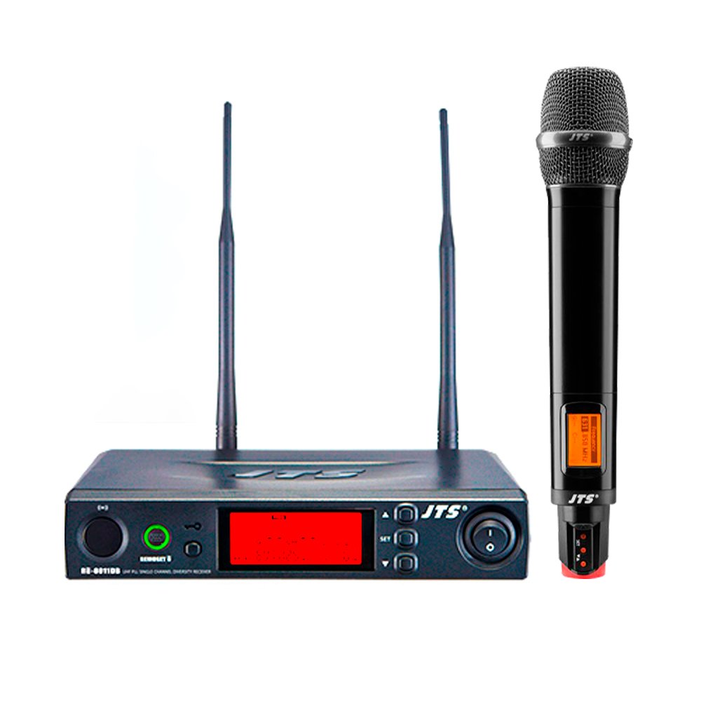 RU-8011DB+RU-850LTH WEB RU-8011DB+RU-850LTH Sistema inalámbrico recep. y 1 micrófono de mano UHF "JTS" - Imagen 1