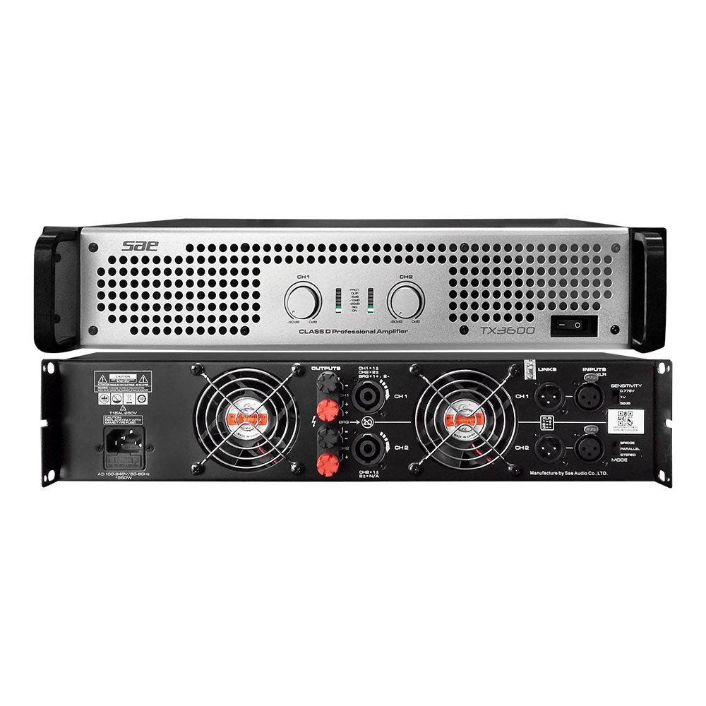 TX3600 TX3600 Power light 2x1750W RMS a 4 OHM "SAE" - Imagen 1