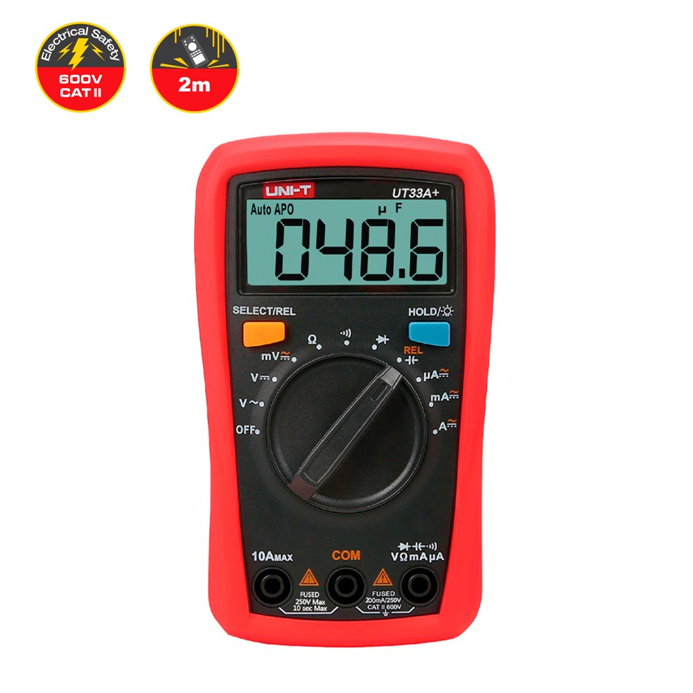 UT-33A mas UT-33A+ Multímetro digital "UNI-T" - Imagen 1