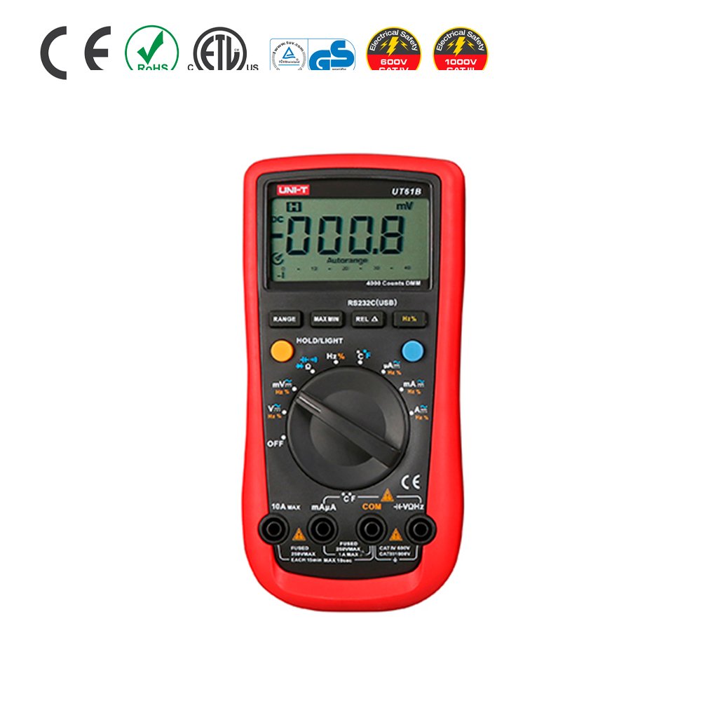 UT-61B 1000x1000 UT-61B Multímetro digital con temperatura "UNI-T" - Imagen 1