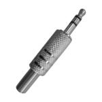 VZ-1115 Conector Plug stereo 3.5mm metal niquel "VOZZEX"
