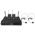 VZ-58V Micrófono inalámbrico doble vincha UHF "VOZZEX"