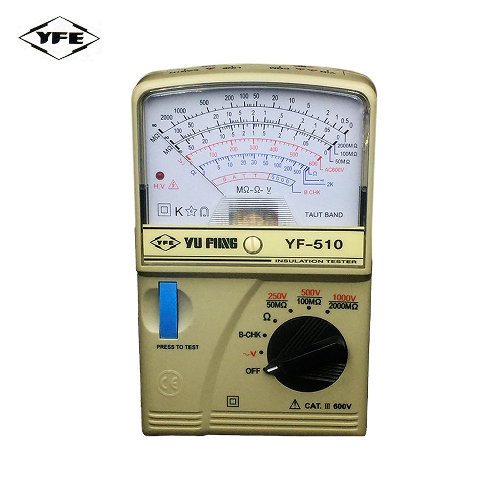 YF-510 YF-510 Megómetro analógico "YU FONG" - Imagen 1