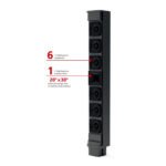ARTOS 1200 Sistema de columna array 6*3 180W RMS + 1*12" 300W RMS "SOUNDKING" - Imagen 3