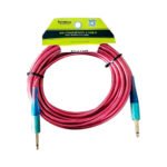 BC119-2/20FT CABLE ROJO 1PLG MO.6.35MM/1PLG MO.6.35MM 20FT ROJO"SOUNDKING"