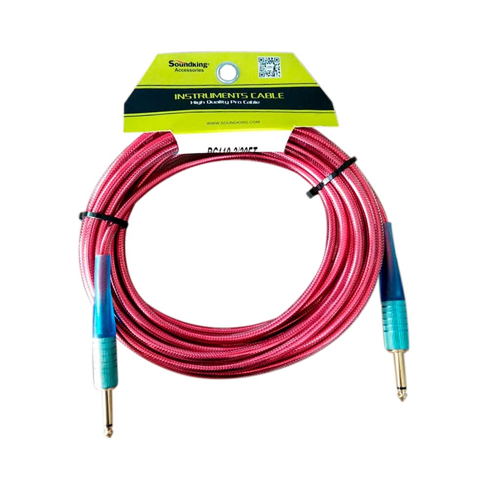 BC119-2-20FT BC119-2/20FT CABLE ROJO 1PLG MO.6.35MM/1PLG MO.6.35MM 20FT ROJO"SOUNDKING" - Imagen 1