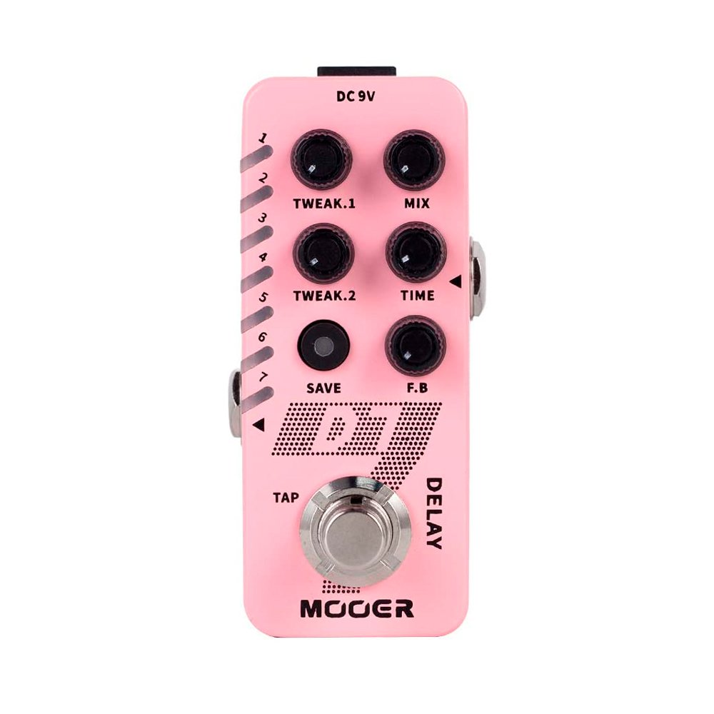 M703 M703 PEDAL "D7 DELAY - DIGITAL DELAY EFFECT" P/GUITARRA ELECTRICA "MOOER" - Imagen 1