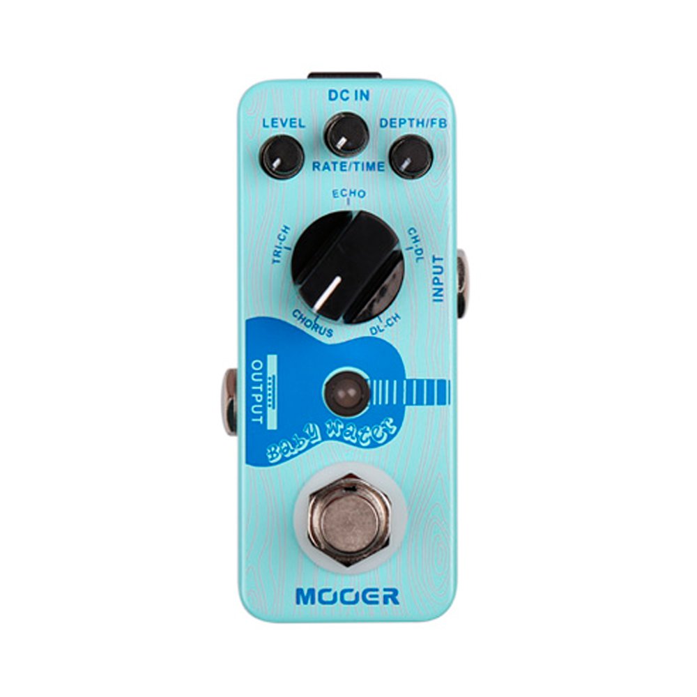 MCH3 MCH3 Pedal "BABY WATER-ACOUSTIC GUITAR DELAY & CHORUS" "MOOER" - Imagen 1