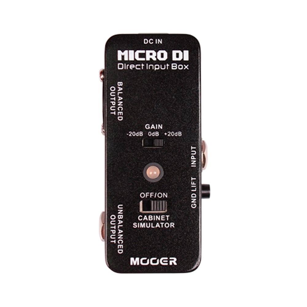 MDI1 MDI1 Pedal "MICRO DI - DIRECT INPUT BOX" "MOOER" - Imagen 1