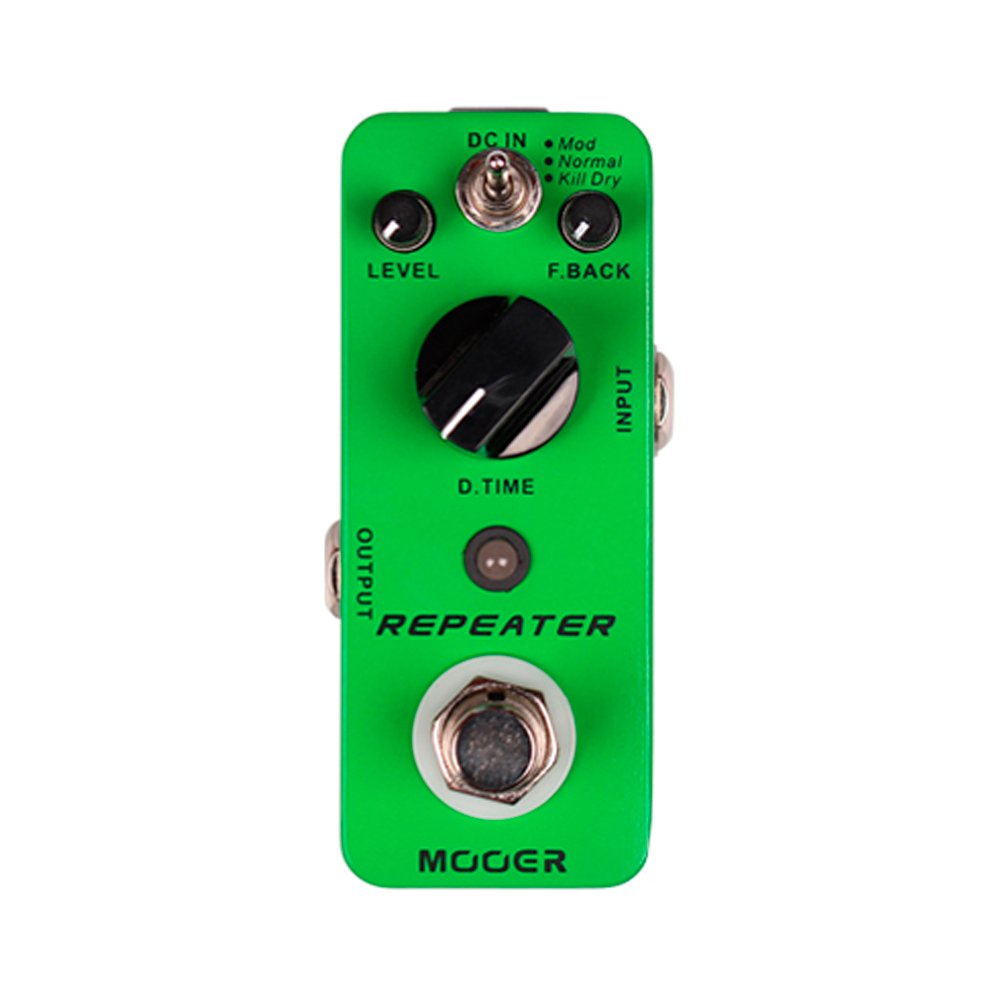 MDL1 MDL1 PEDAL "REPEATER - 3 MODES DIGITAL DELAY" P/GUITARRA ELECTRICA "MOOER" - Imagen 1