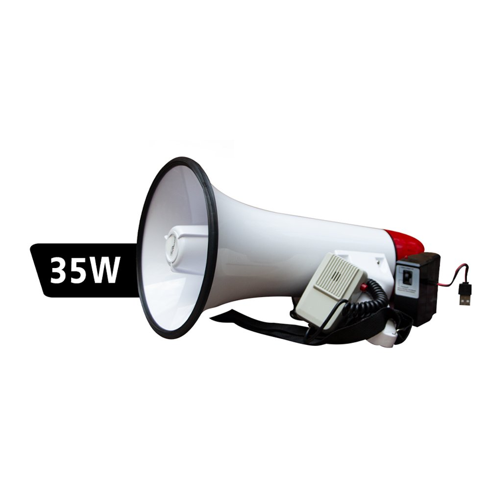 PM-1535 PM-1535 Megáfono 35W con USB, SD, AUX. Sirena/batería recargable "POTTENZA" - Imagen 1