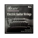 R506-L SET CUERDAS METAL L 0.010-0.046 COLOR: PLATEADO P/ GUITARRA ELECTRICA "ROMEO"
