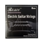 R506-SL SET CUERDAS D/METAL SL 0.009-0.042 COLOR: PLATEADO P/ GUITARRA ELECTRICA "ROMEO"