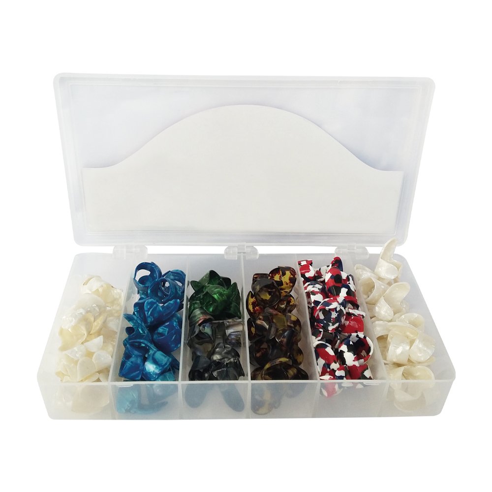RP-100M RP-100M Set de finger pick para guitarra x 100pcs "ROMEO" - Imagen 1