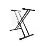 DF032 PEDESTAL REFORZADO PARA TECLADO, CON LLAVE 60KG ALT.170-970MM "SOUNDKING"