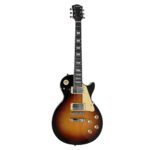VZ-LP02/SBF Guitarra eléctrica tipo Les Paul 2 Pastillas Sunburst con funda "VOZZEX"