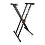 SF508 Pedestal doble aspa para 1 teclado 60kg "SOUNDKING"