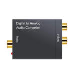 PR-AC/PW  Convertidor de audio digital óptico a analógico RCA + CABLE "PRASEK" - Imagen 2