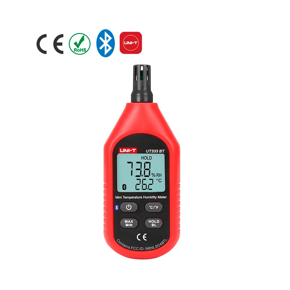 UT-333BT UT-333BT Medidor de humedad y temperatura con Bluetooth "UNI-T" - Imagen 1