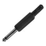 VZ-1201M Conector Plug mono 6.3mm plástico "VOZZEX"