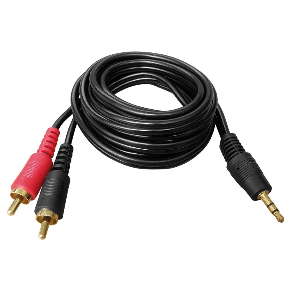 VZ-2133BK VZ-2133BK/2M CABLE 2PLUG RCA GOLD /1PLUG ST.3.5MM 2M "VOZZEX" - Imagen 1