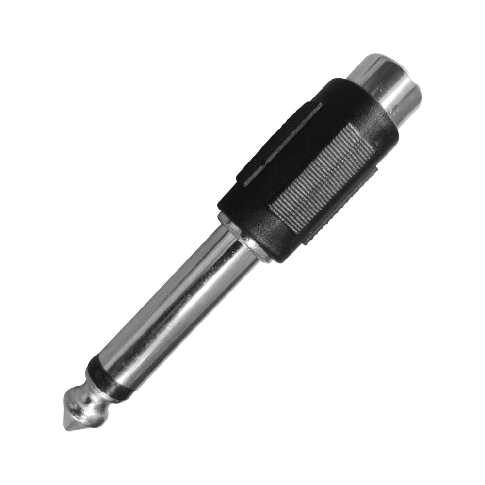 VZ-3163 VZ-3163 ADAPTADOR JACK RCA A PLUG MON.6.35MM "VOZZEX" - Imagen 1