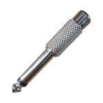 VZ-3172  ADAPTADOR  JACK RCA A PLUG MONO 6.3 METAL "VOZZEX"