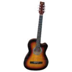 VZ-C81C/3TSF  GUITARRA ACUS. SUNB.C/CORTE 38" C/FUNDA "VOZZEX"