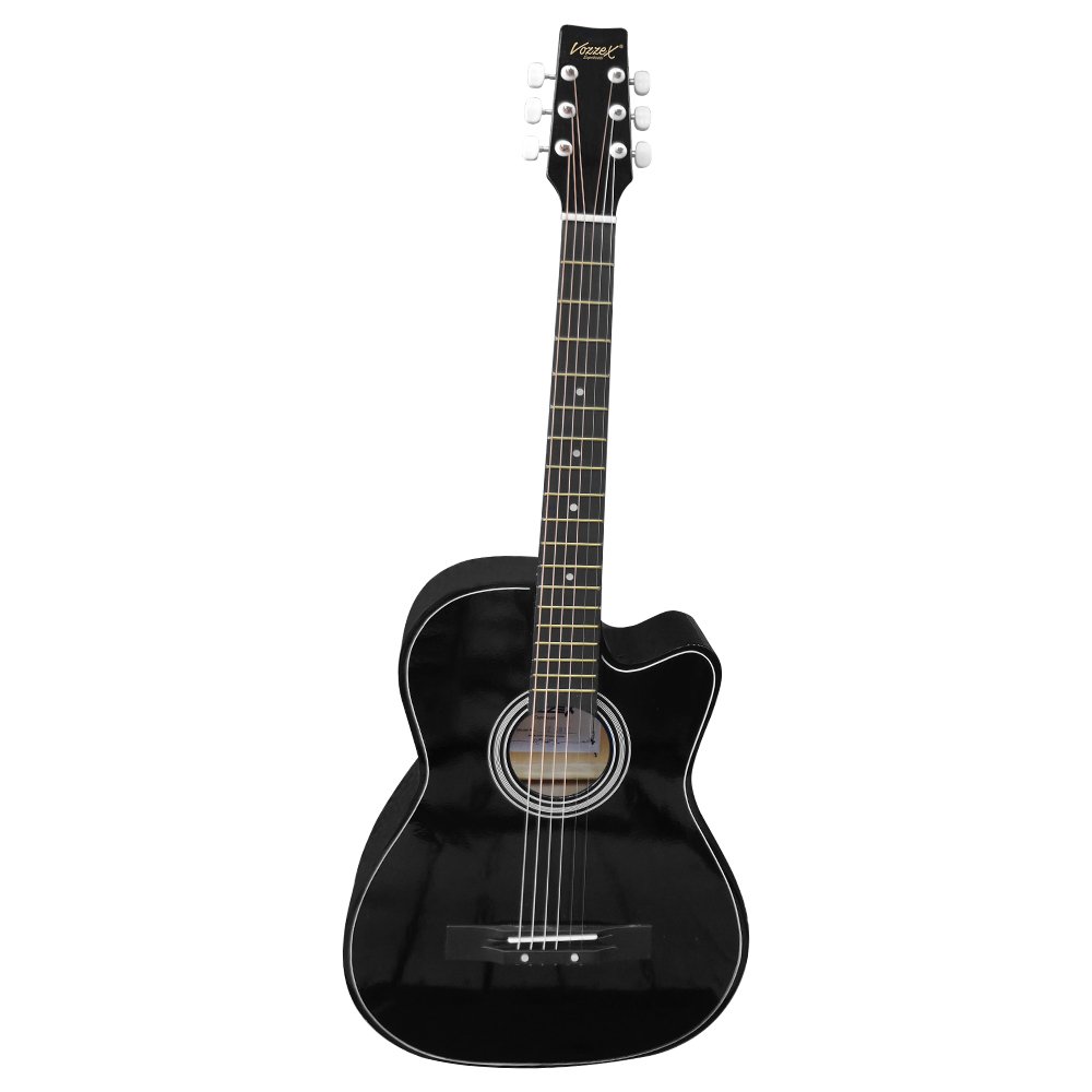 VZ-C81C-BKF VZ-C81C/BKF GUITARRA ACUSTICA NEGRA 38 "VOZZEX" - Imagen 1