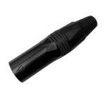 LN-1137BG-BK Conector Plug XLR negro "LN-ACOUSTICS" - Imagen 2