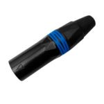 LN-1137BG-BL Conector Plug XLR azul "LN-ACOUSTICS" - Imagen 2