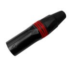 LN-1137BG-RD Conector Plug XLR rojo "LN-ACOUSTICS" - Imagen 2