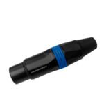 LN-1136BG-BL Conector Jack XLR azul "LN-ACOUSTICS"